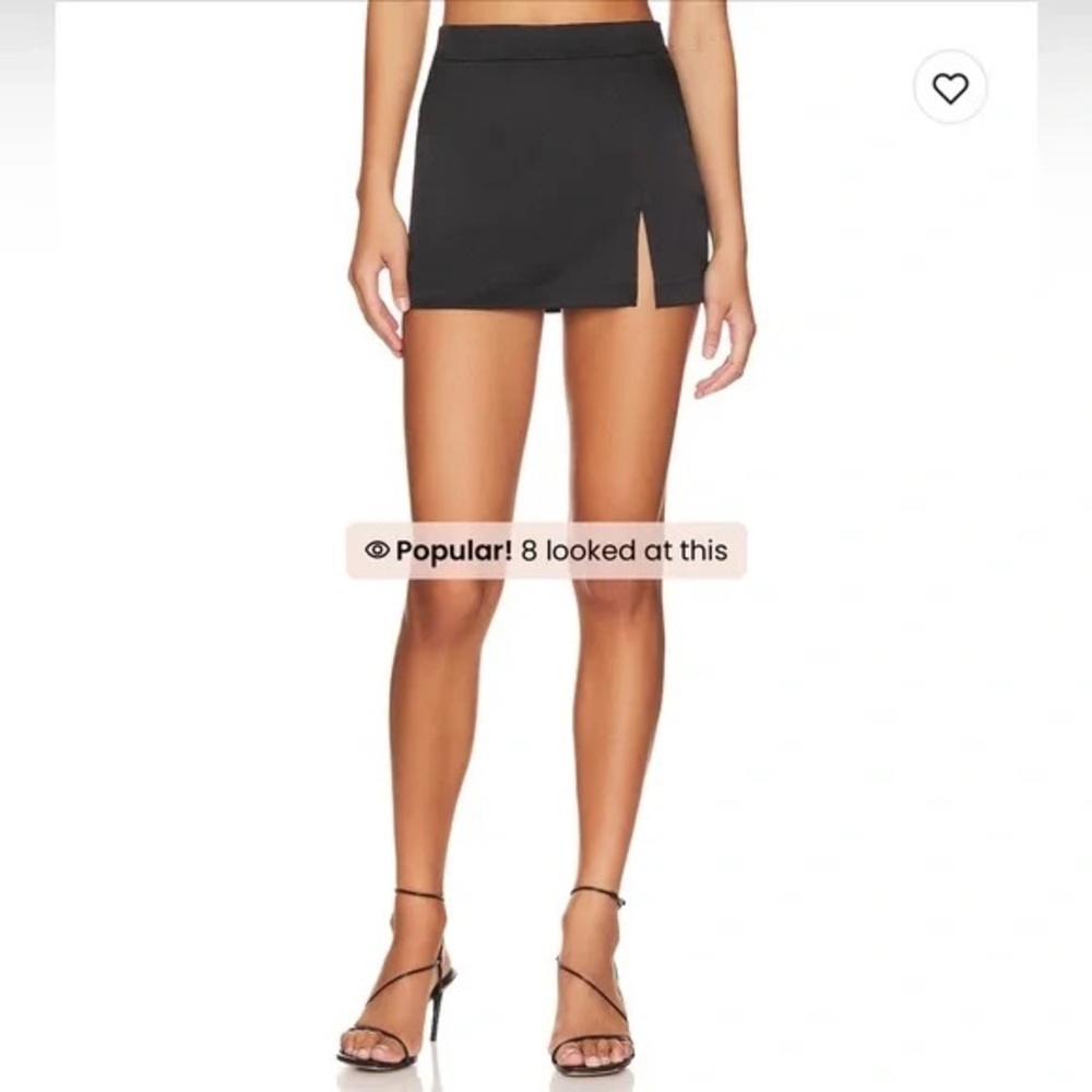 Steve Madden Mini Black Skirt